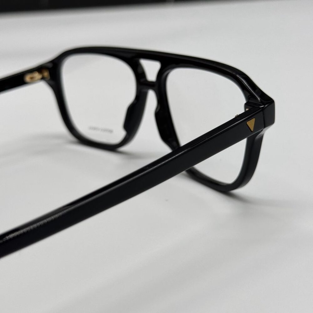 NEW BV1294O 001 BOTTEGA VENETA BLACK UNISEX BOTTEGA VENETA EYEGLASSES - Picture 6 of 10
